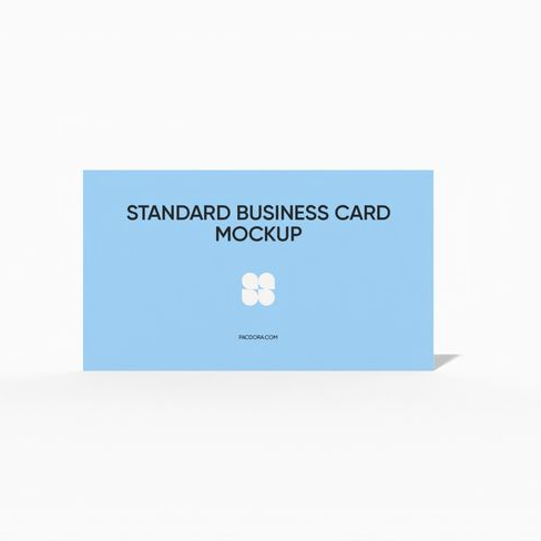 Horizontal postcard mockup