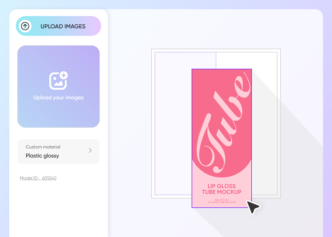Step 2: Upload images and adjust