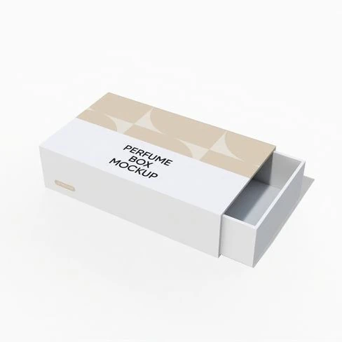 Sleeve drawer matchbox mockup
