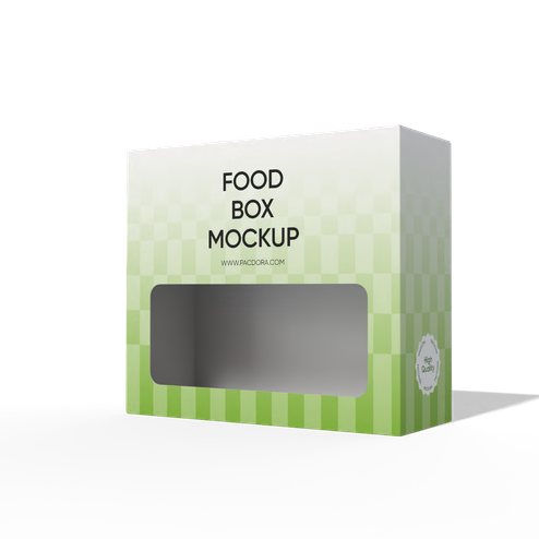 Pasta packaging with window