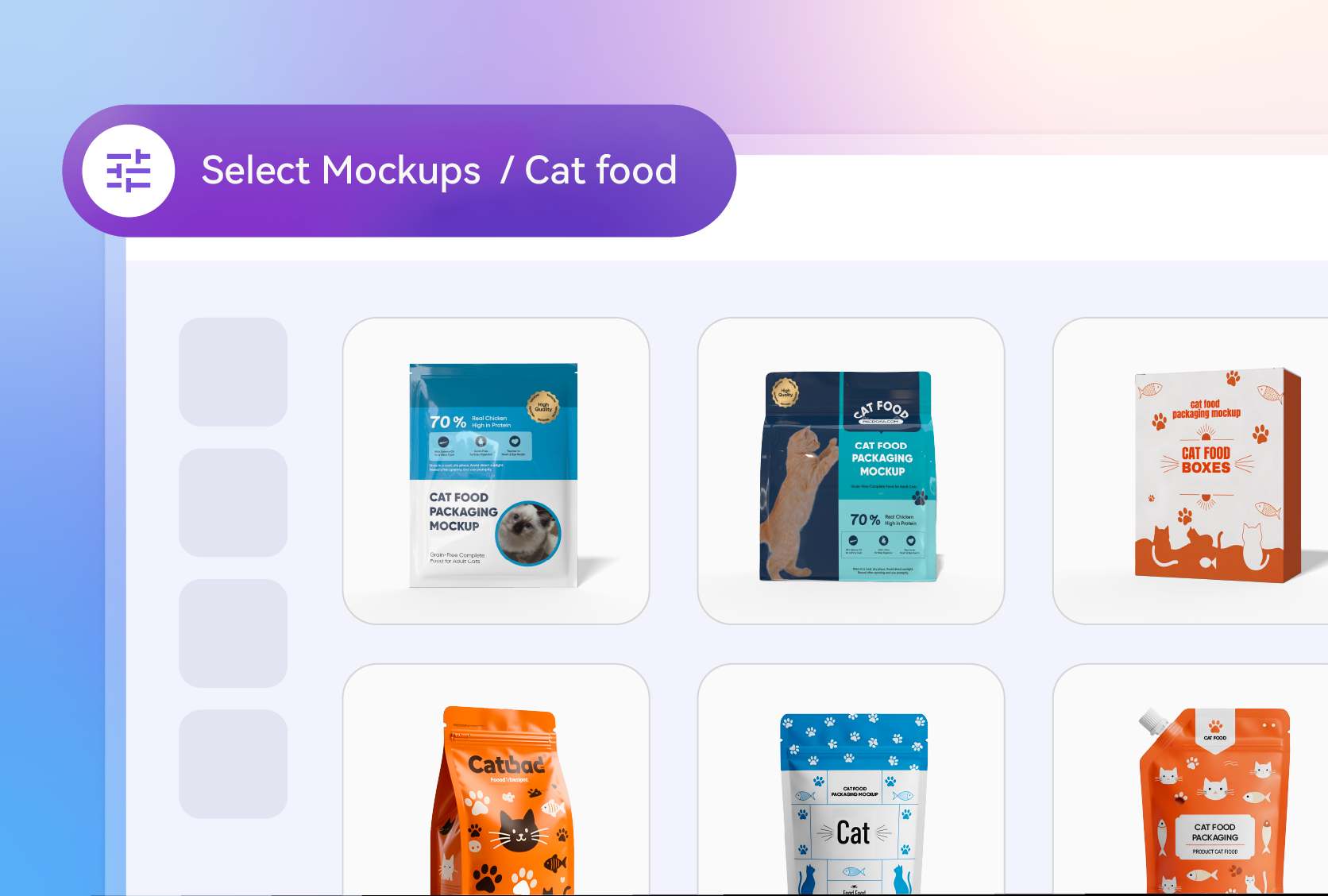 Pick packaging solutions that meet your needs