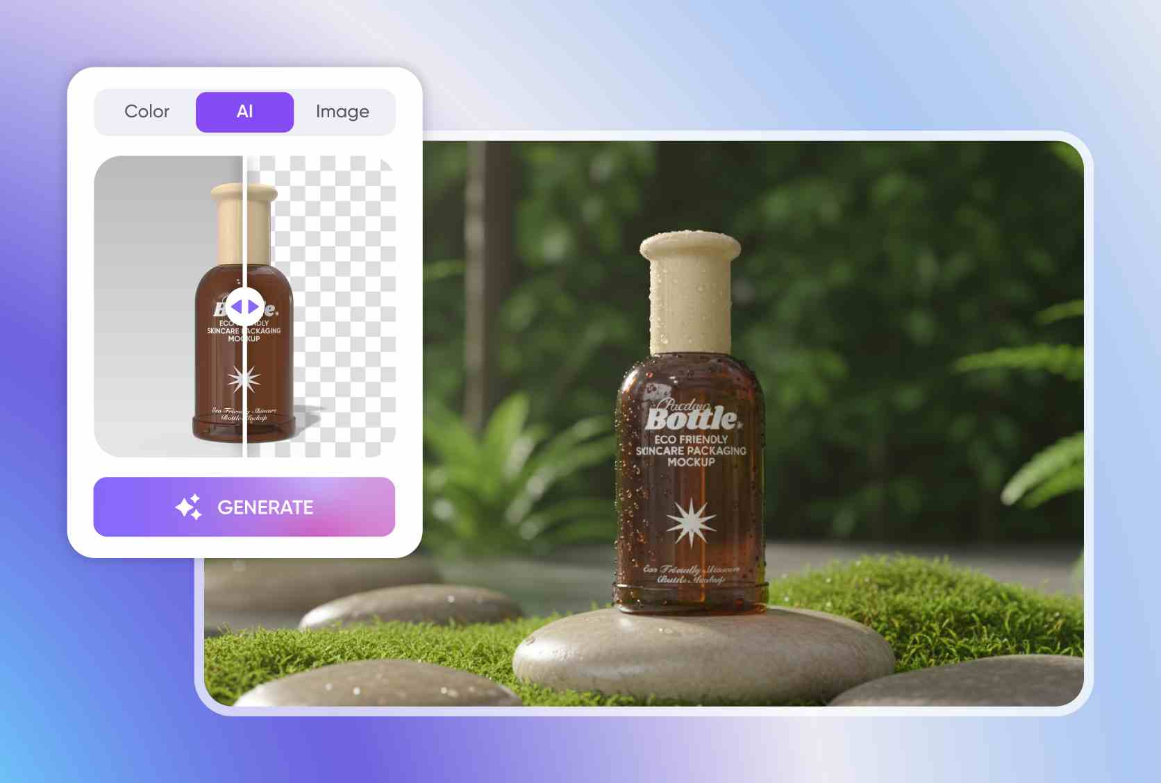 Attractive background choices for packaging