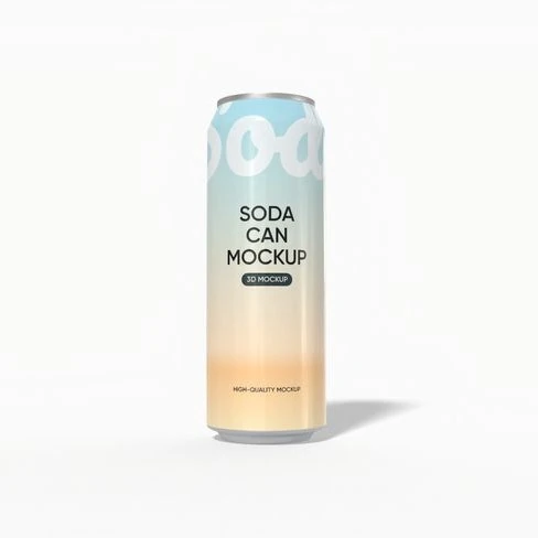 550 ml Soda-Dose-Mockup