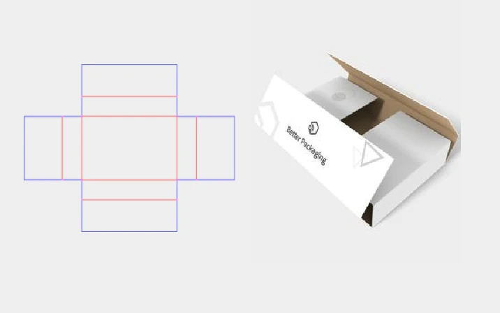 Rectangle Lego box template