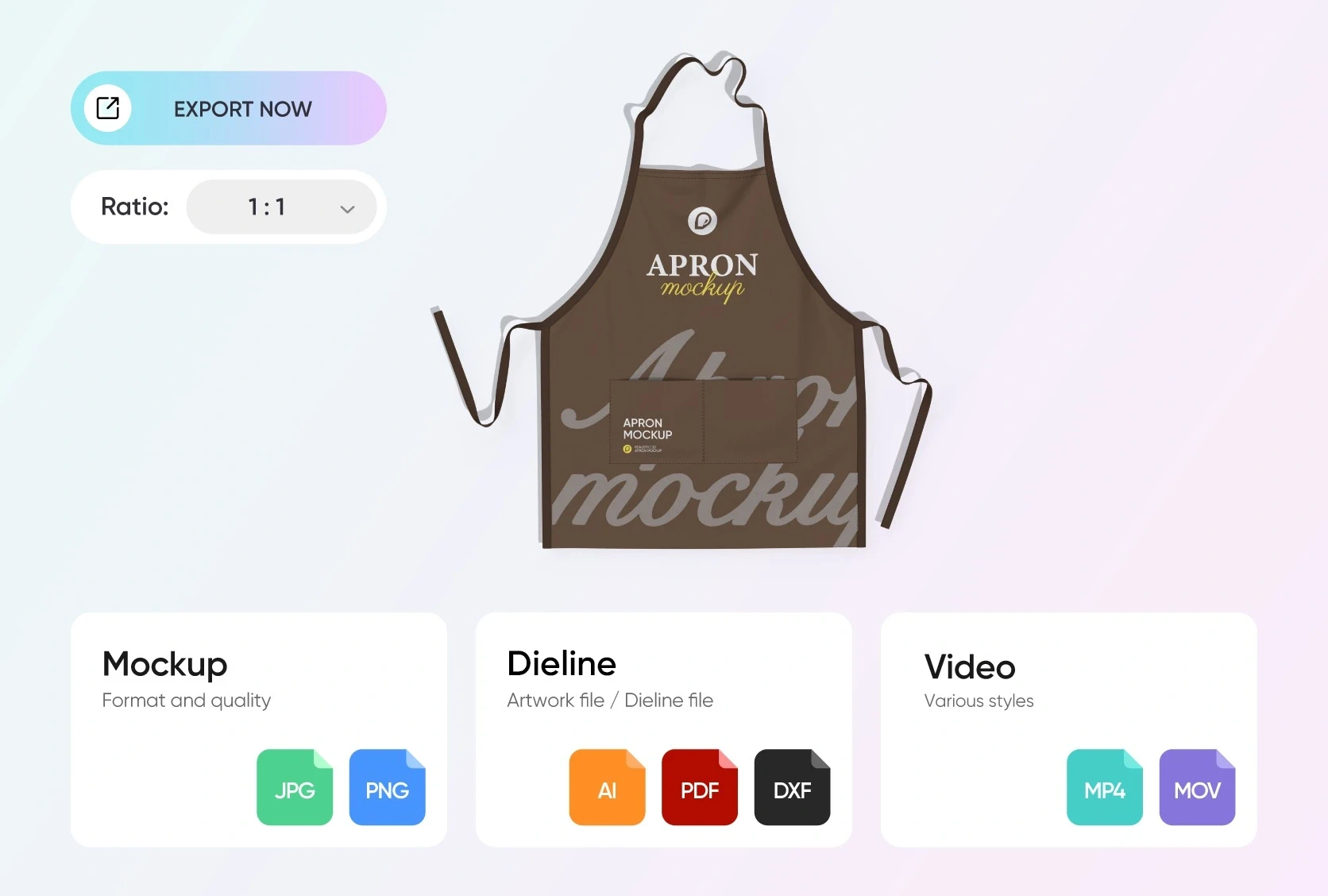 Showcase your design in multiple formats