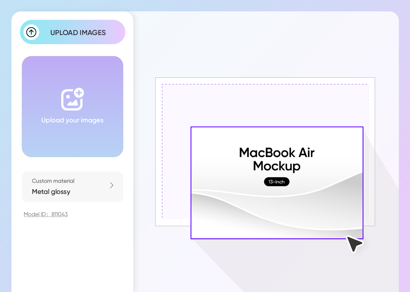 Step 2: Upload your image and customize