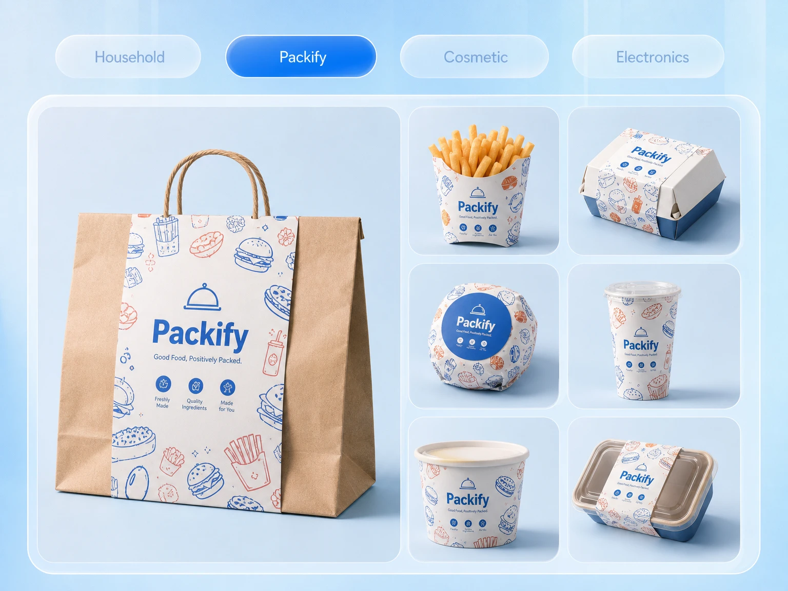 Turn menu ideas into packaging