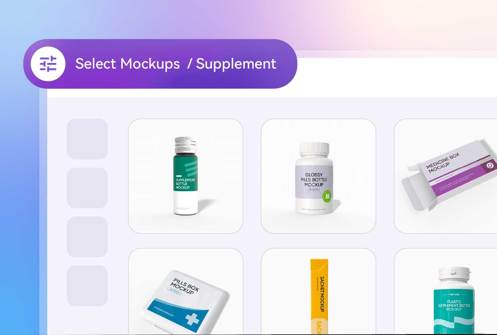 Practical packaging style for daily supplement routines