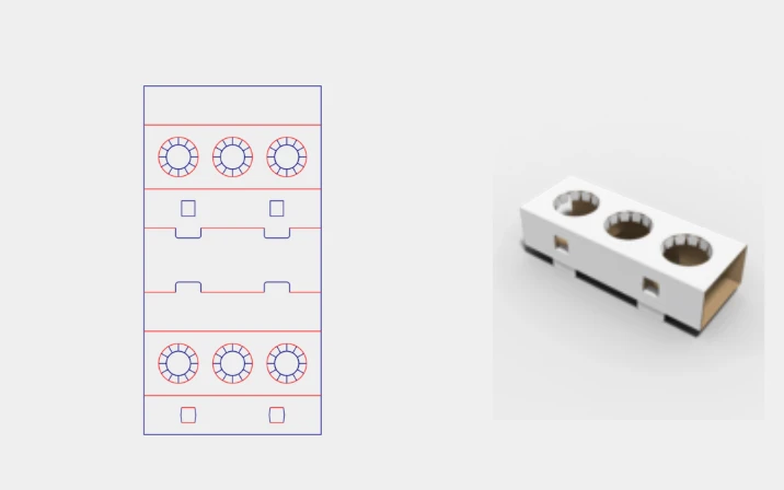 Bottle inserts packaging