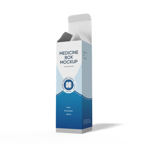 Toothpaste box mockup