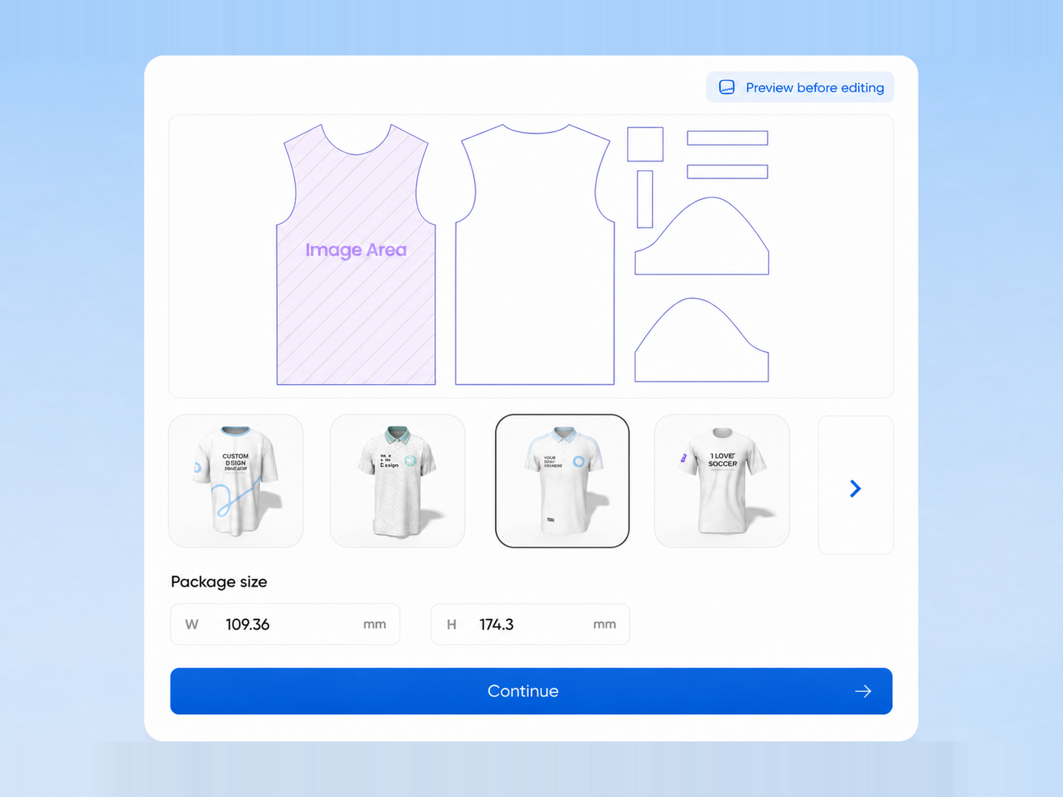 Export the design as a garment pattern