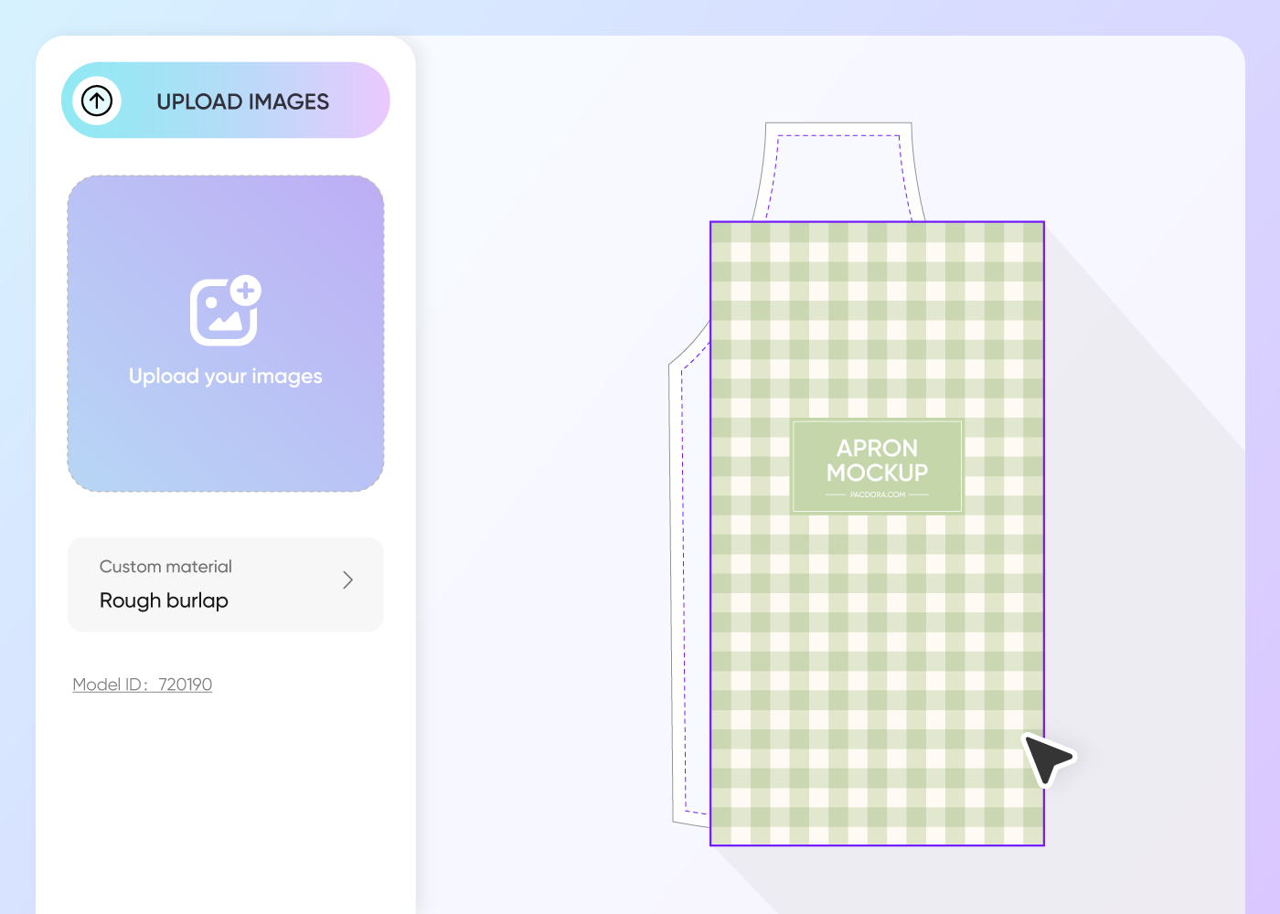 Step 2: Upload images and adjust