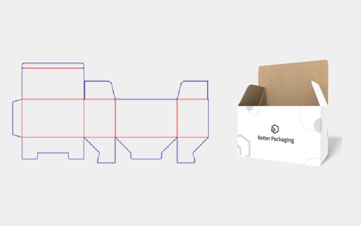 Tuck end product packaging box