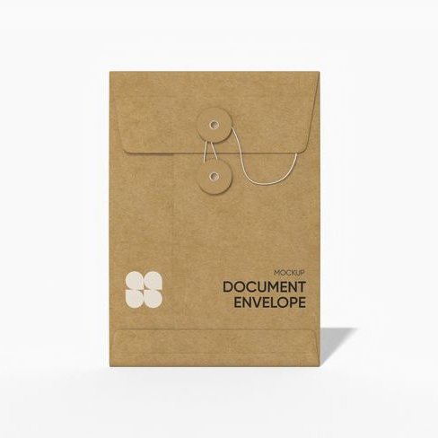 A4 envelope mockup