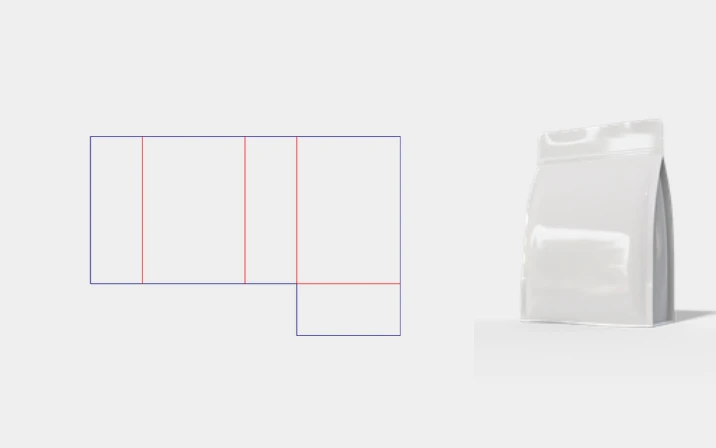 Stand up pet food packaging