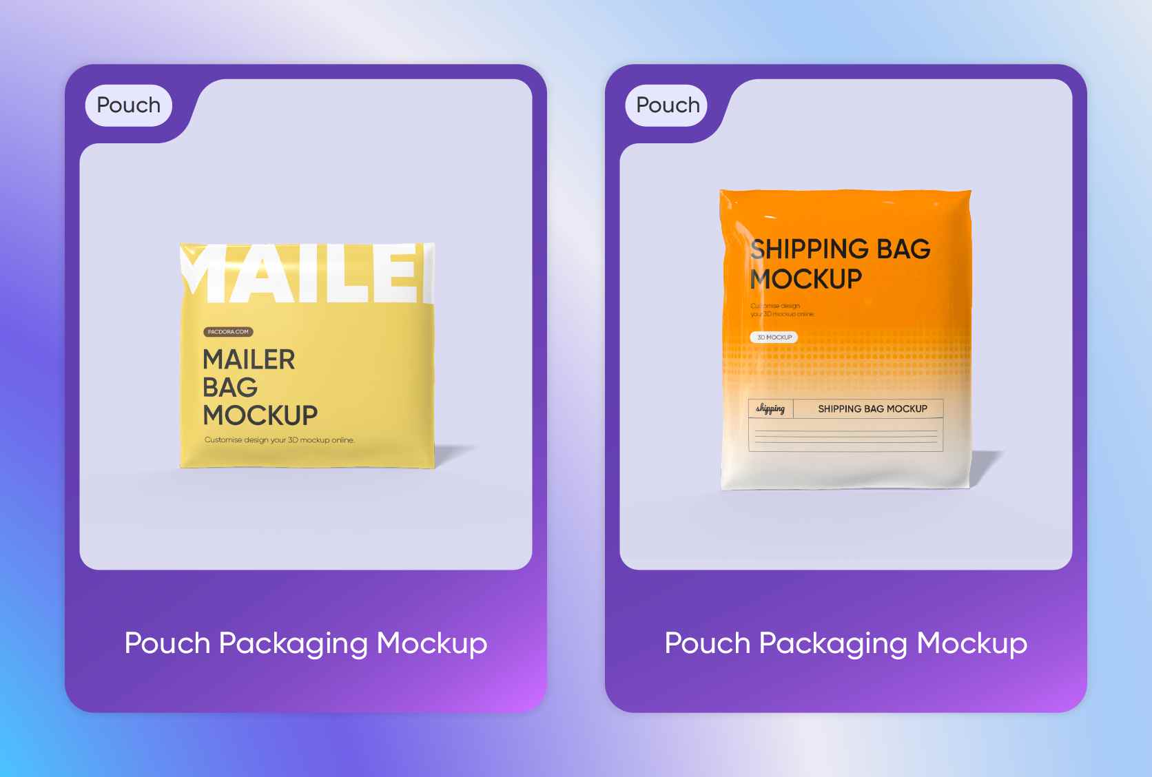 Tailored poly mailer sizes for different uses