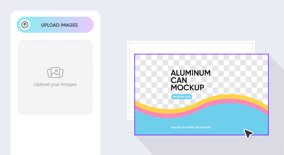 Step 2: Upload images and adjust