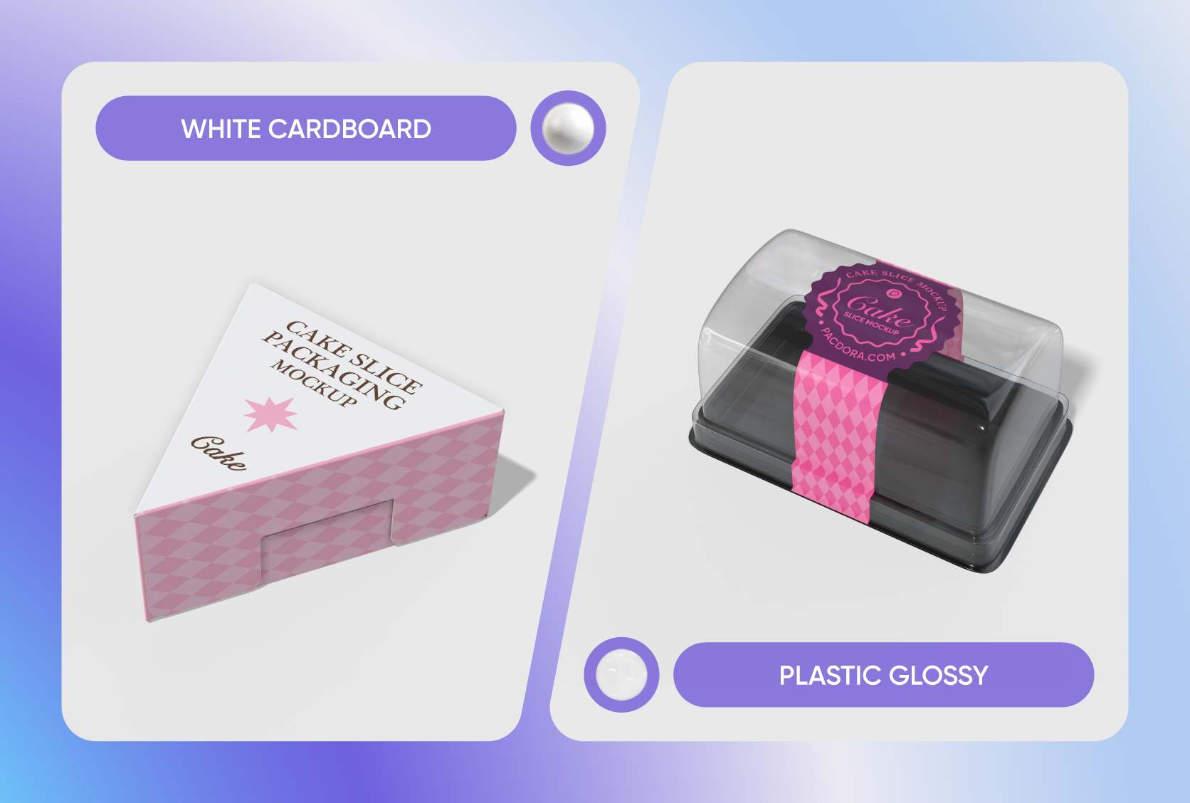 Material that flawlessly preserve your cake slice