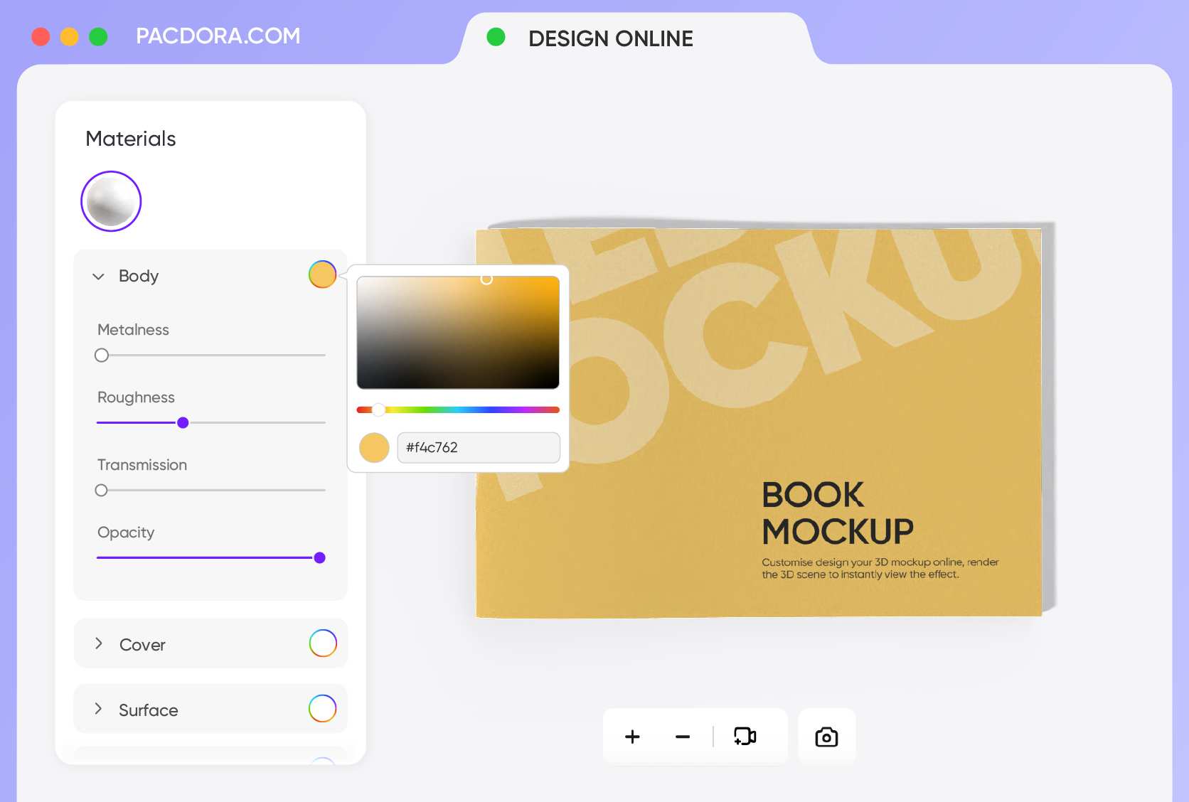 Quick design uploads on magazines