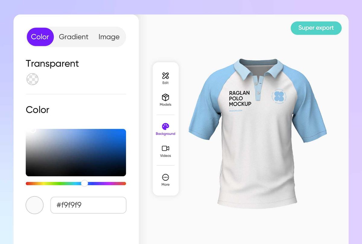 Flexible palette for any polo jersey design