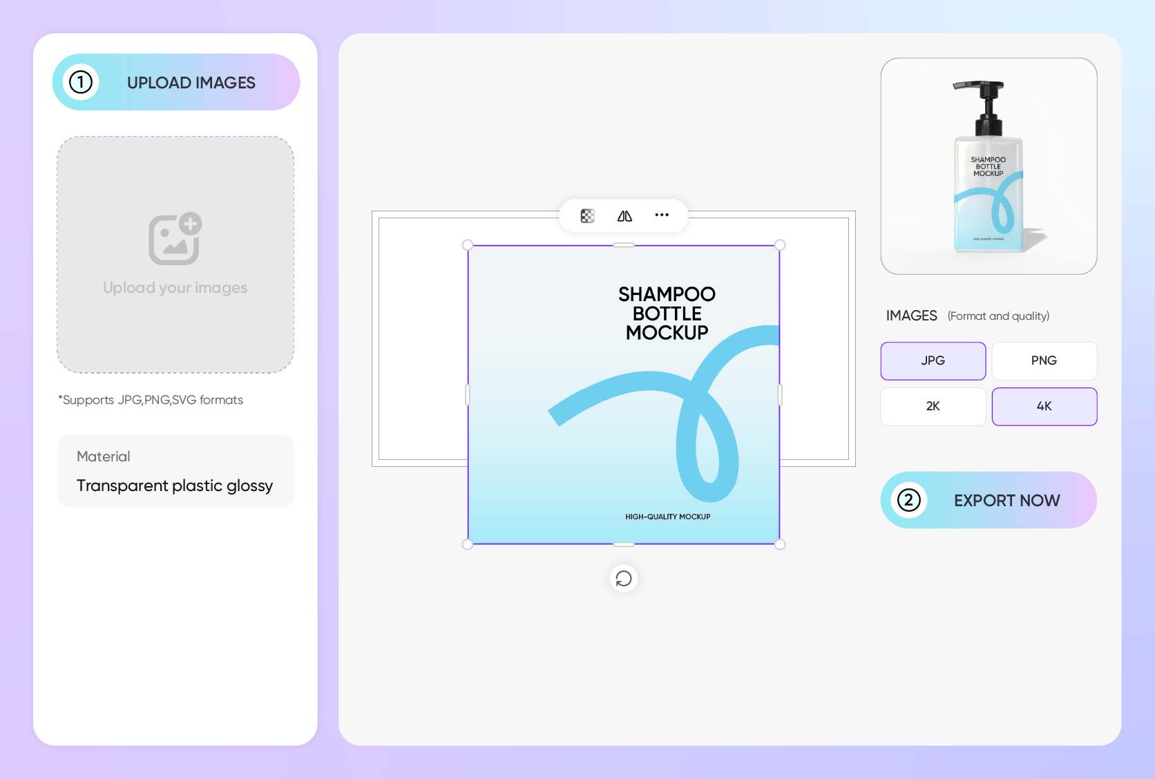 Personalized packaging with brand details