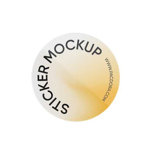 Printable honey label mockup