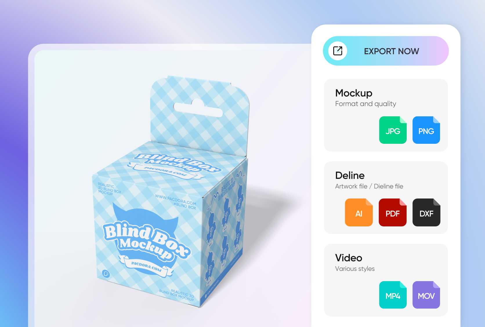 Display your packaging with clarity and style