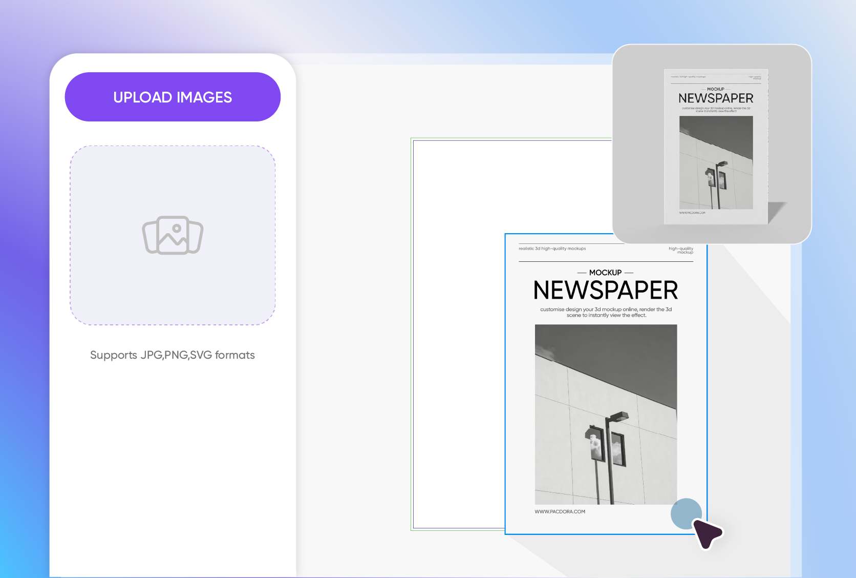 Easy customization with text and visuals
