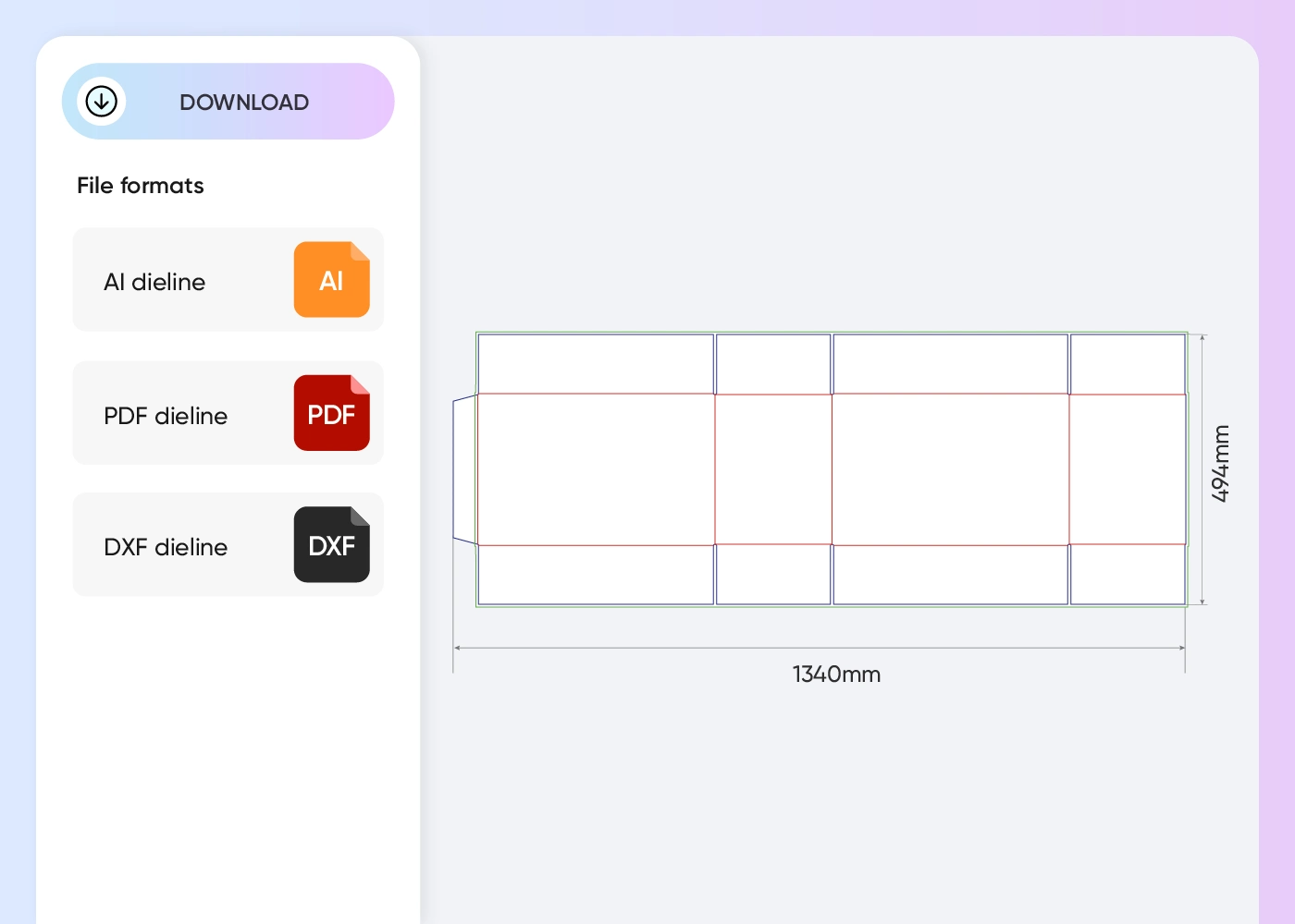 Export and download