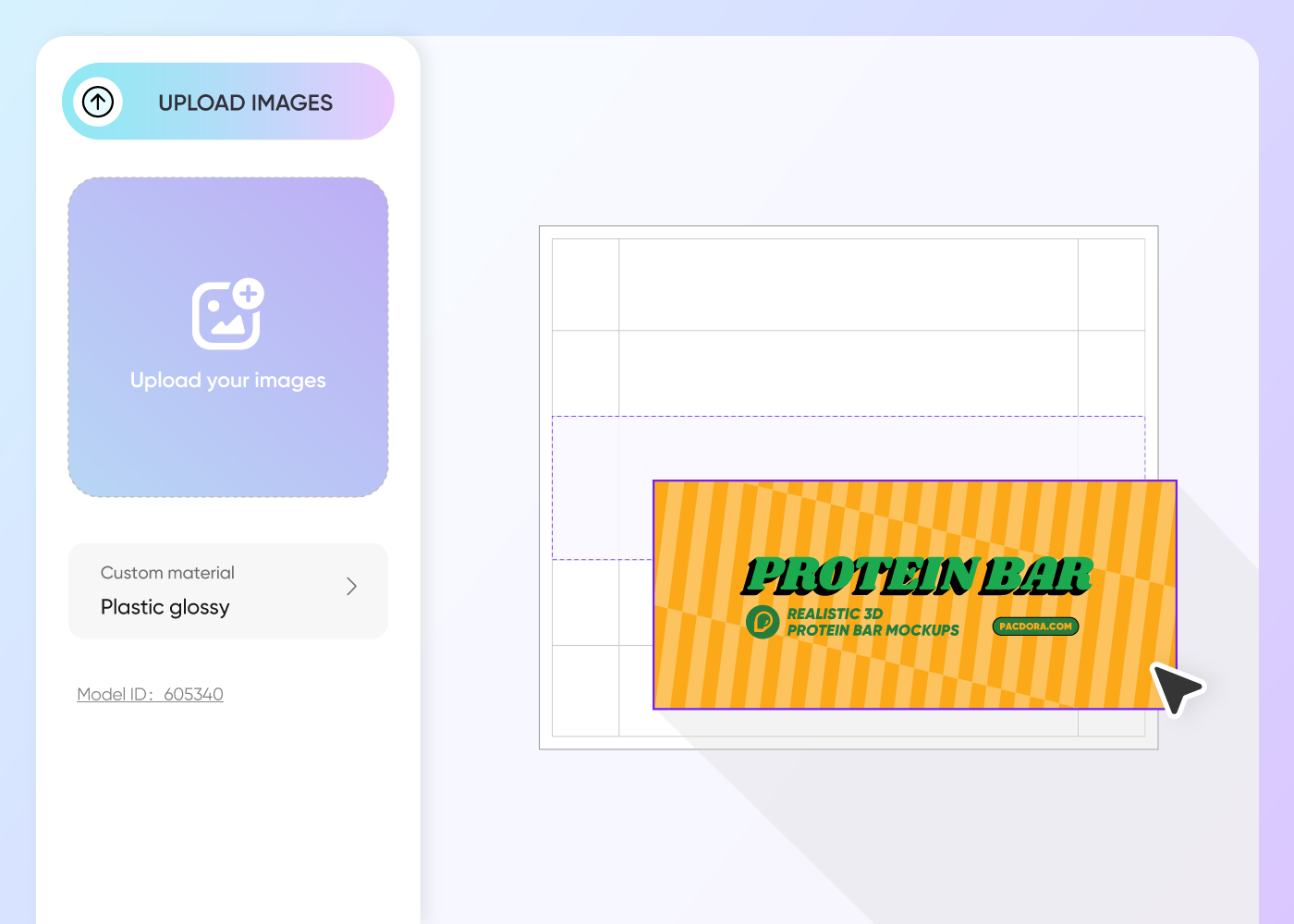Step 2: Upload design and customize