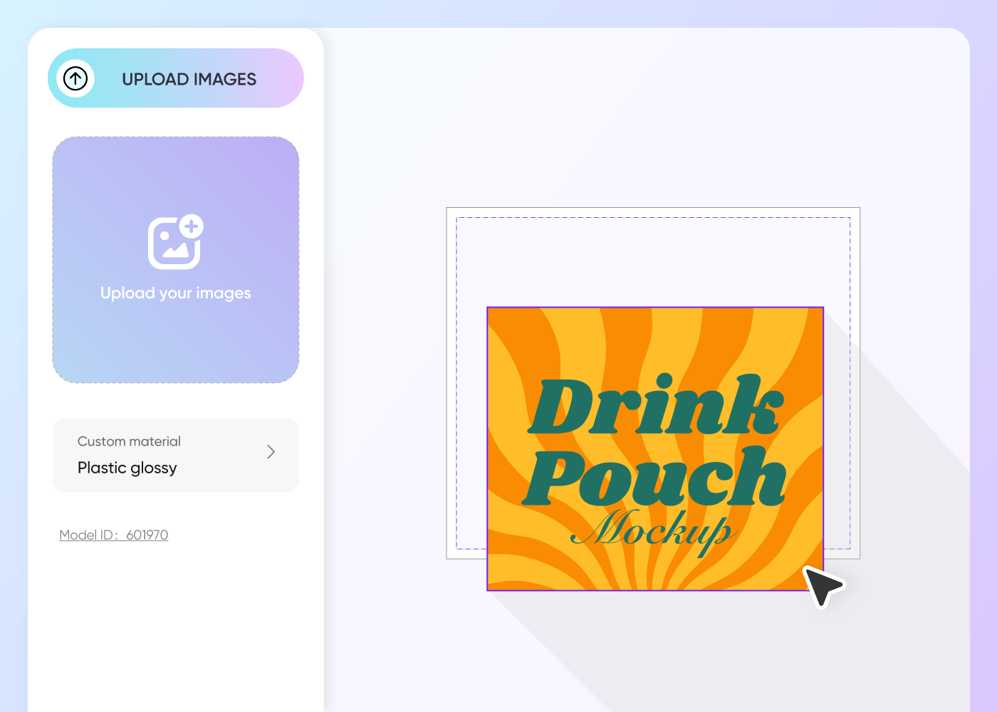 Step 2: Upload design and customize