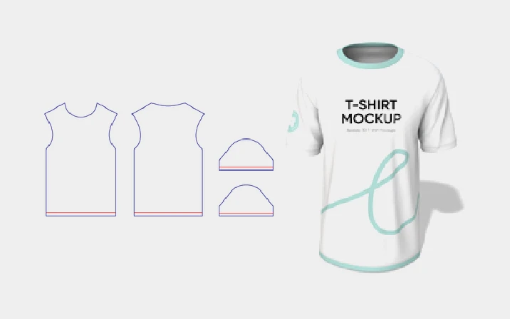 T-shirt template