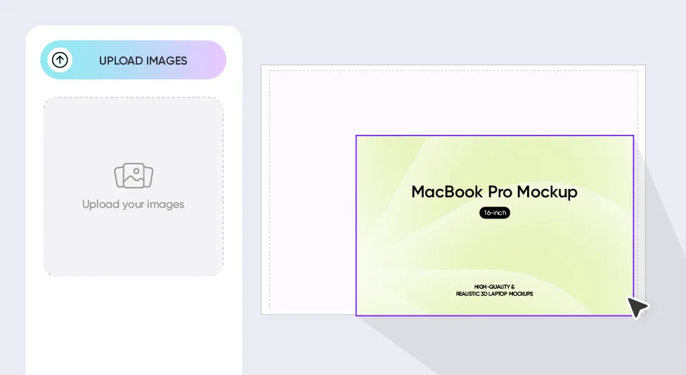 Step 2: Upload design and customize