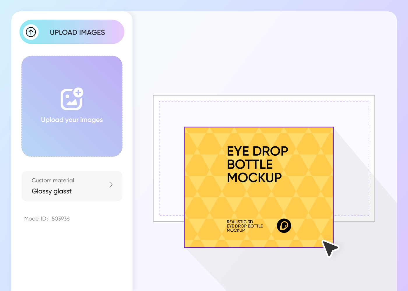 Step 2: Upload design and customize