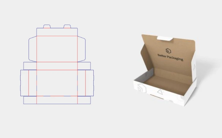 Flip top gift box
