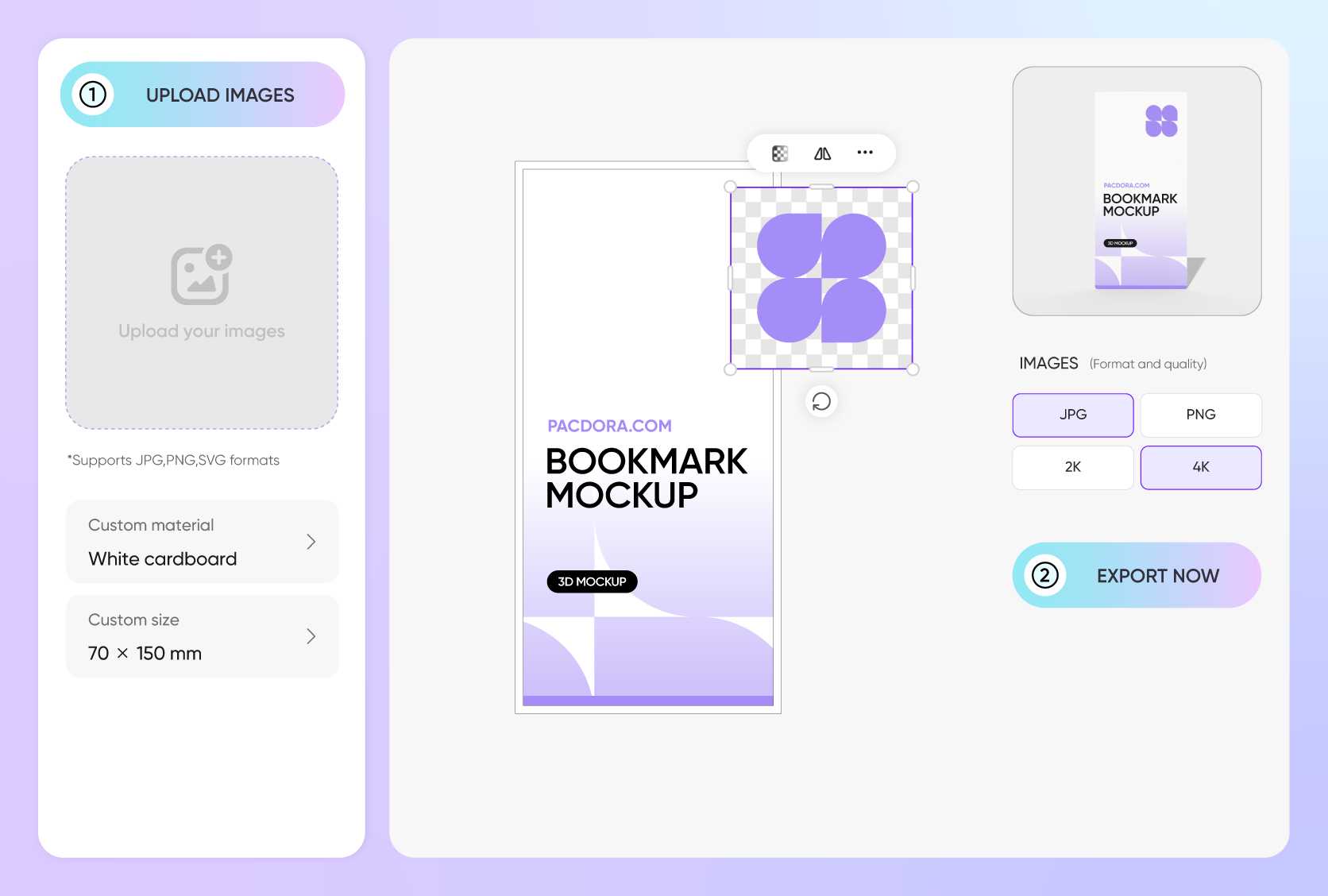 Personalize your design with thoughtful visuals