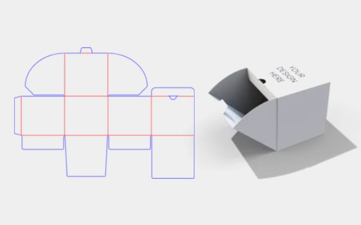 Free Lego box template