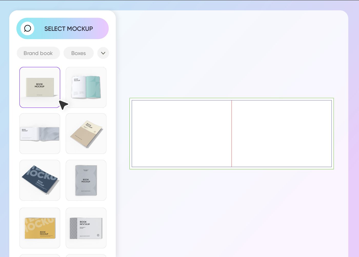 Step 1: Choose your preferred mockup