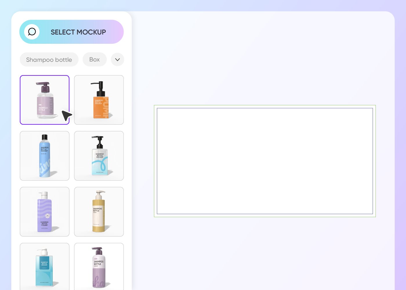 Step 1: Select a lotion packaging option