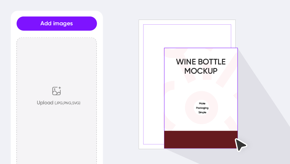 Step 2: Upload design and customize