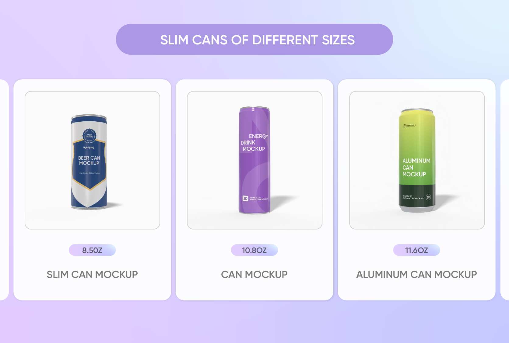 Supports multiple export formats for can mockup