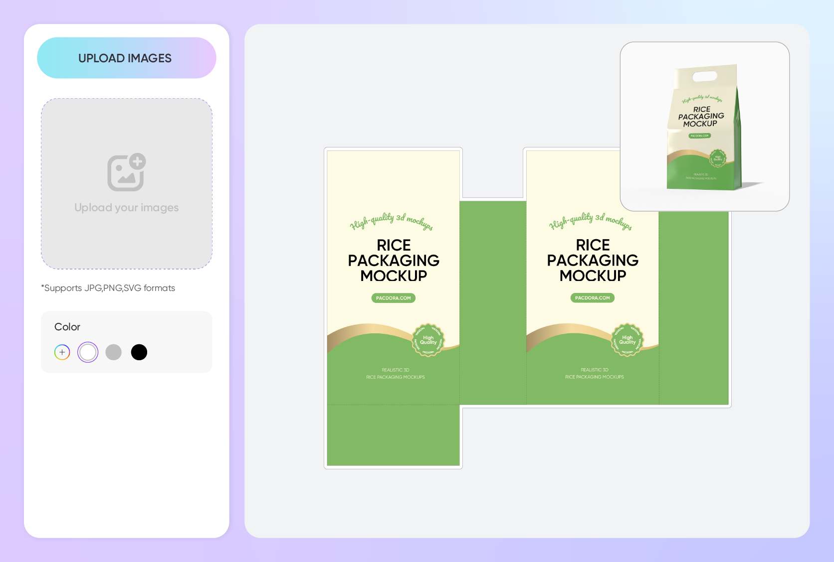 Custom label design for a striking look