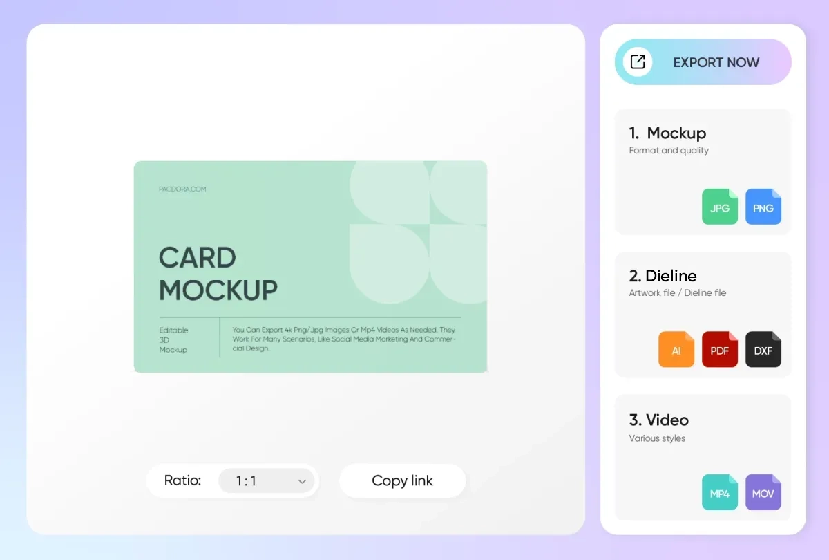HD export formats for a perfect presentation