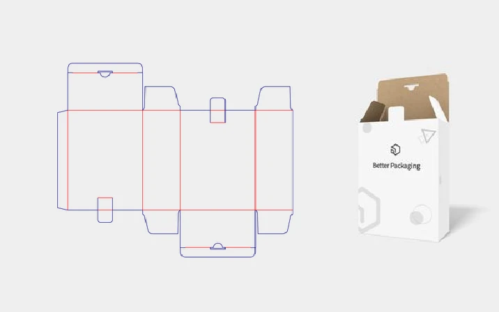 Custom double-tray box