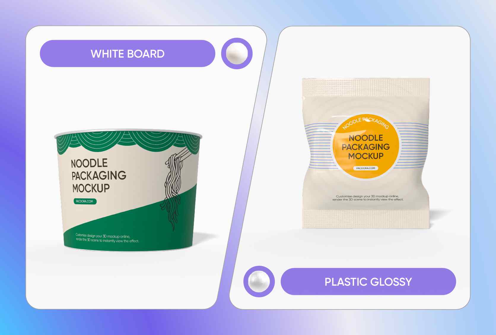 Material options that support noodle safety