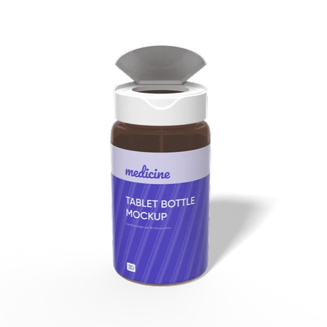 Pill bottle mockup