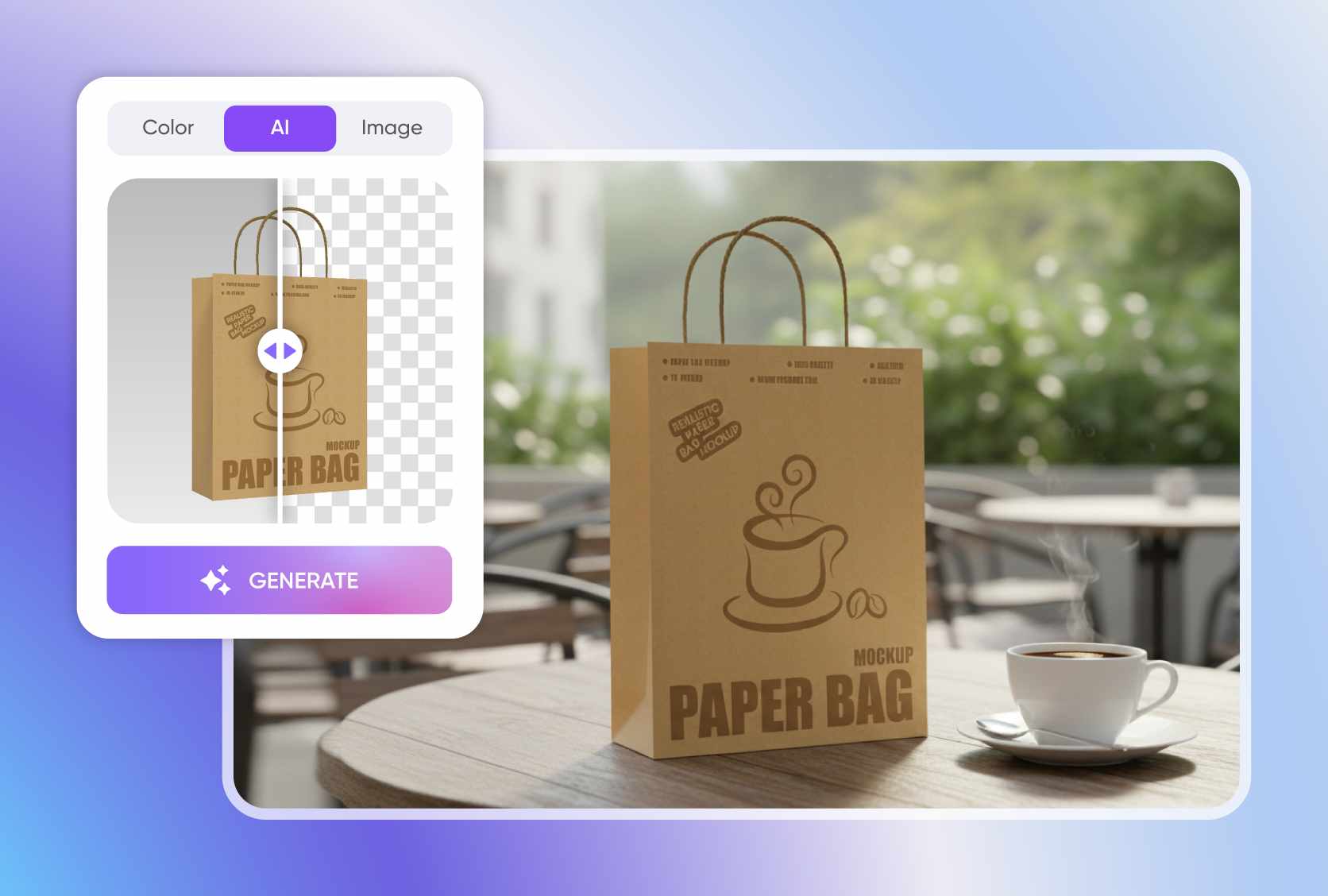 Engaging backgrounds for all paper bags