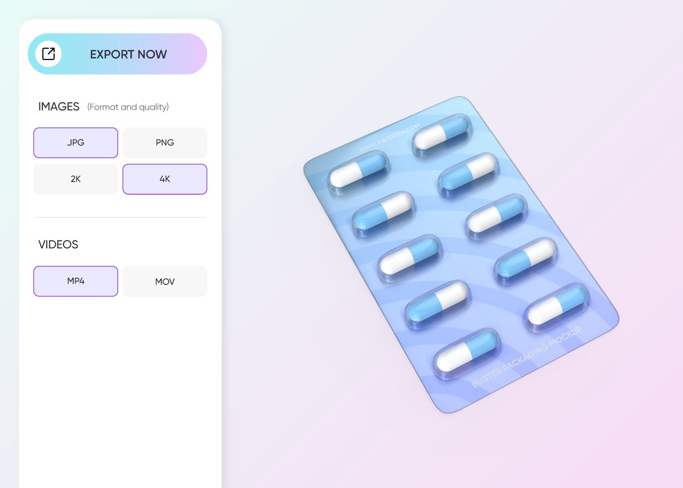 Step 3: Download your medical packaging design