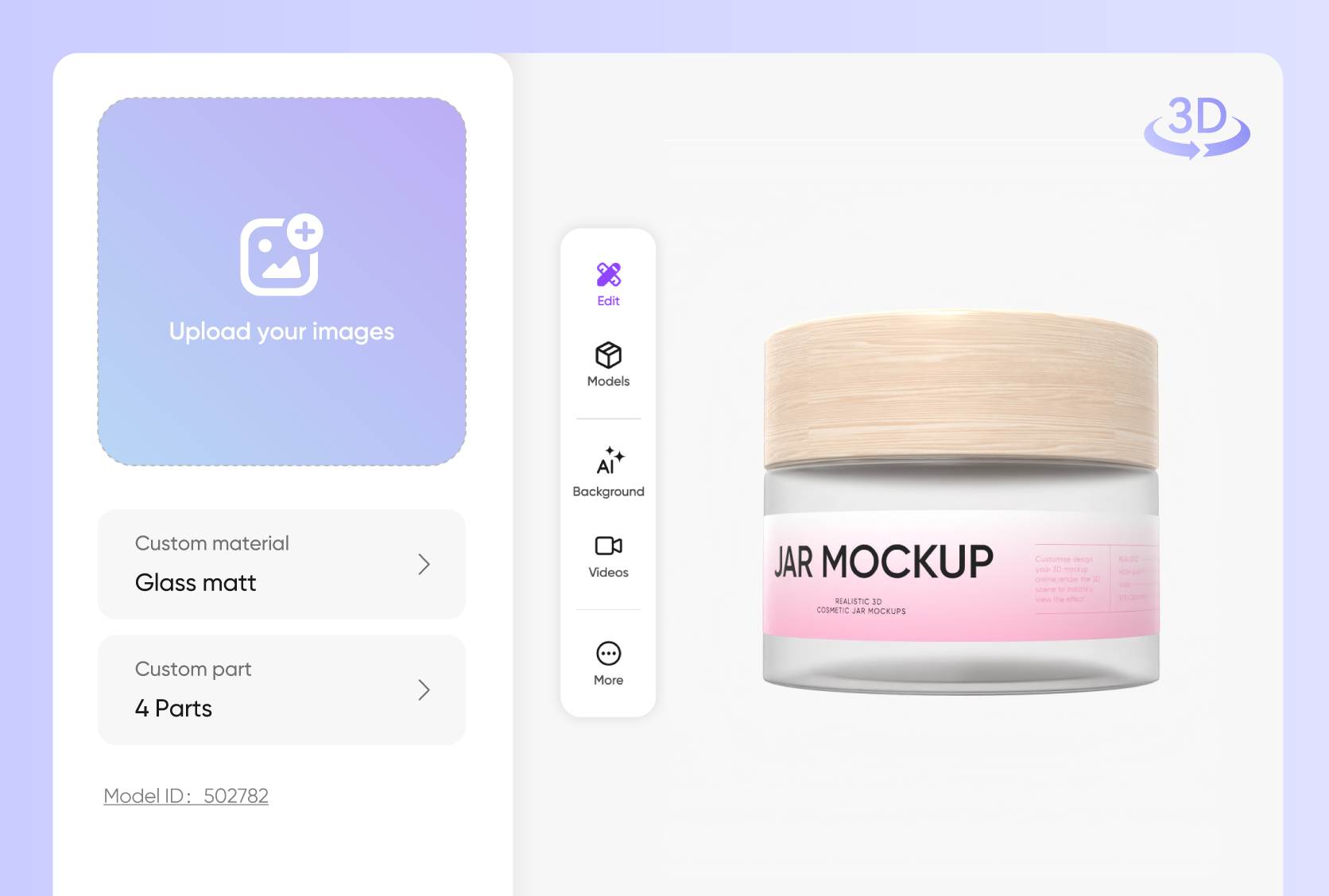 Personalized product graphics for each design