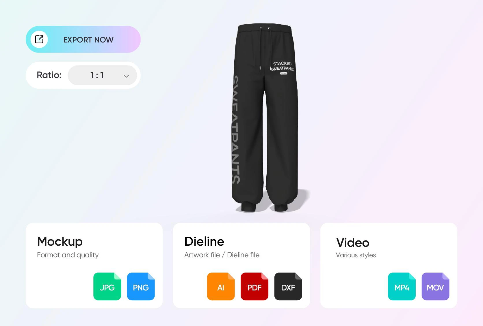 Versatile download formats for hassle-free sharing